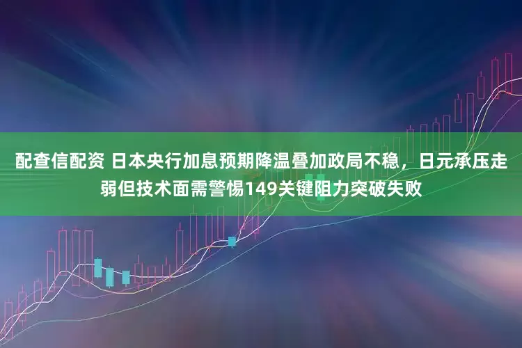 配查信配资 日本央行加息预期降温叠加政局不稳，日元承压走弱但技术面需警惕149关键阻力突破失败